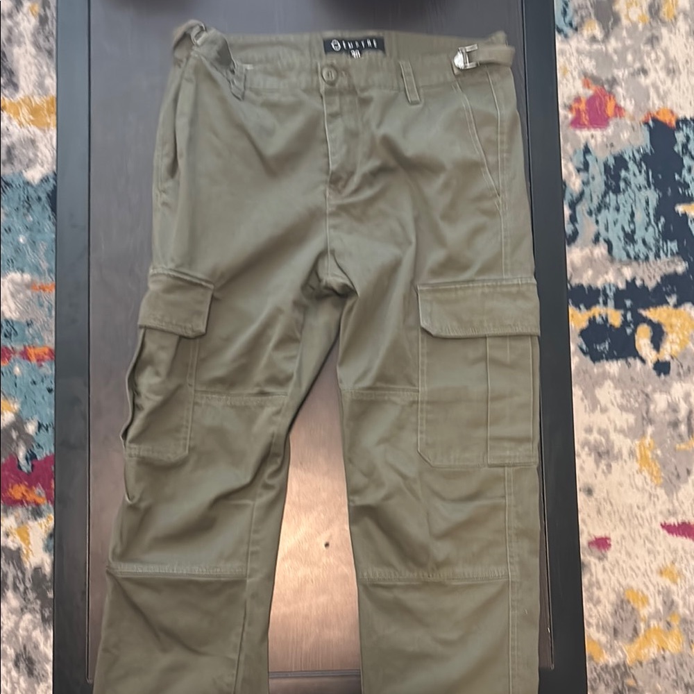 Old Navy Green Cargo Pants Relaxed Fit
